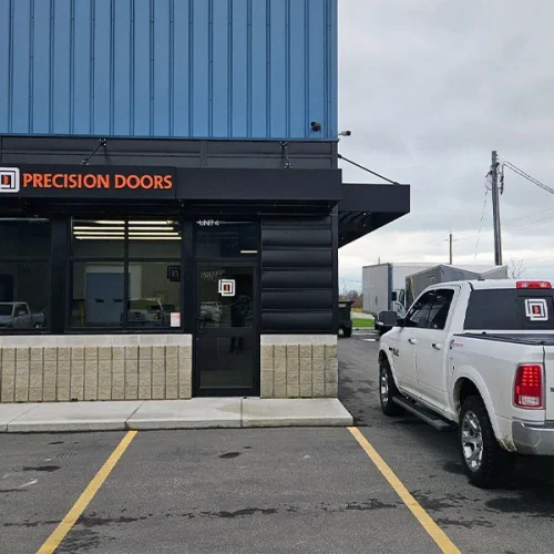Precision Doors storefront location in Leamington Ontario
